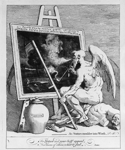 Il tempo fuma un quadro, 1761 da William Hogarth