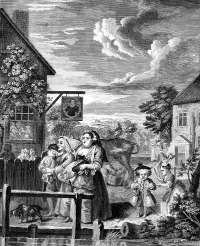 Tempi del Giorno - Sera di William Hogarth da William Hogarth