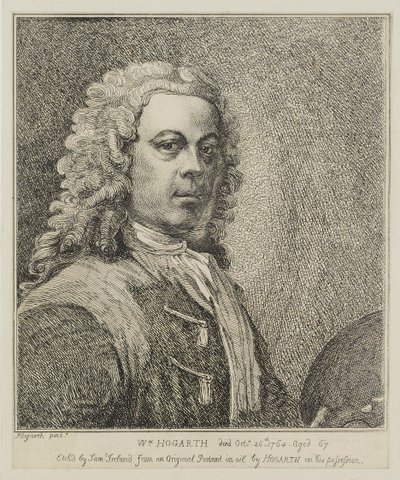 William Hogarth, inciso da Samuel Ireland (d.1800), c.1786 da William Hogarth