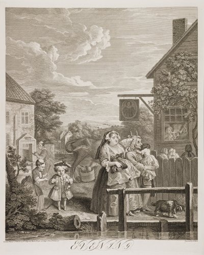 it: Quattro momenti della giornata: Sera da William Hogarth