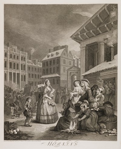 it: Quattro momenti della giornata: Mattina da William Hogarth