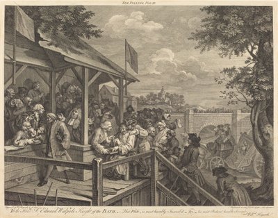 Il voto da William Hogarth and Francois Morellon de La Cave