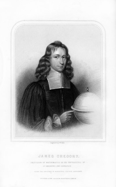 James Gregory, matematico e astronomo scozzese, 1870 da William Holl