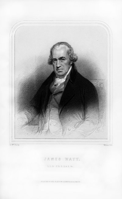 James Watt, inventore e ingegnere scozzese, 1870 da William Holl
