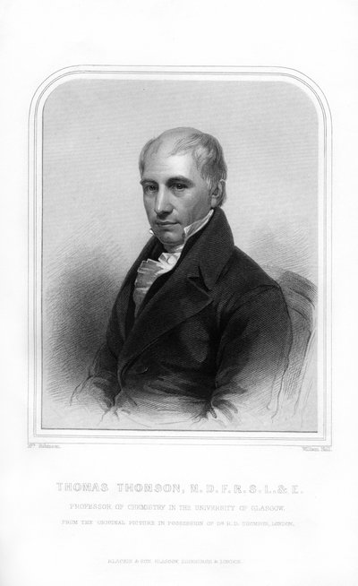 Thomas Thomson, chimico scozzese, 1870 da William Holl