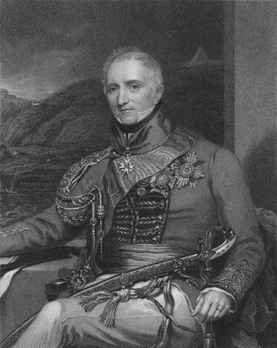 Tenente Generale Sir Rufane Shawe Donkin, K.C.B. & G.C.H., 1841 da William Holl I
