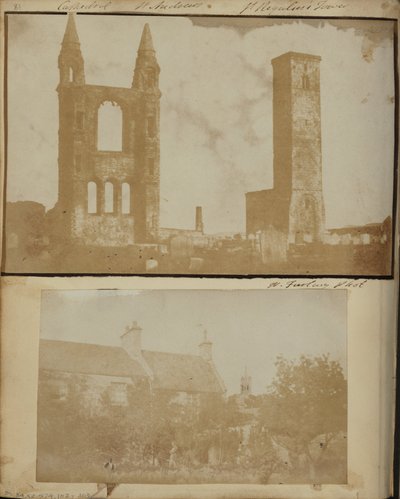 Torre di San Regolo e il Frontone Est della Cattedrale di St. Andrews dal Nord-Ovest da William Holland Furlong