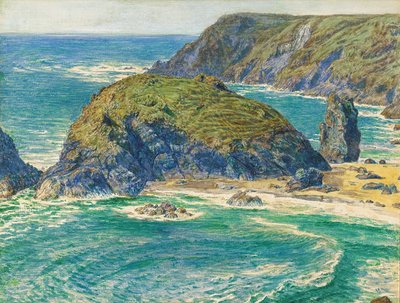 Isola degli Asparagi, Kynance, Cornovaglia da William Holman Hunt