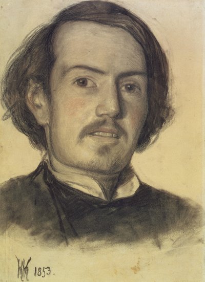 Ritratto di Walter Howell Deverell, 1853 da William Holman Hunt