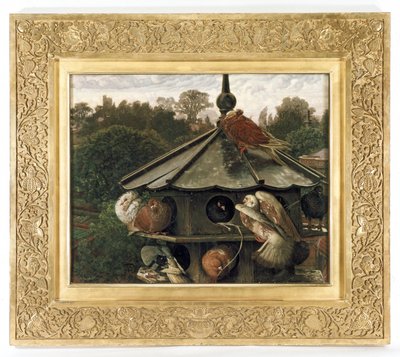 La festa di San Swithin o Il colombaio da William Holman Hunt