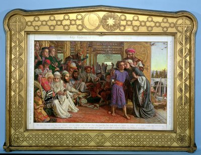 Il Ritrovamento del Salvatore nel Tempio da William Holman Hunt
