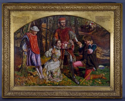 Valentino salva Silvia da Proteo da William Holman Hunt