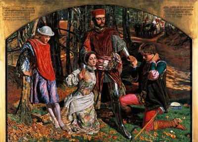Valentino salva Silvia da Proteo da William Holman Hunt