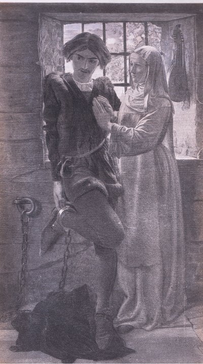 Claudio e Isabella, Bibbys Annual, 1916-1917 da William Holman after Hunt
