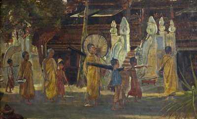 Una processione in Birmania da William Holt Yates Titcomb