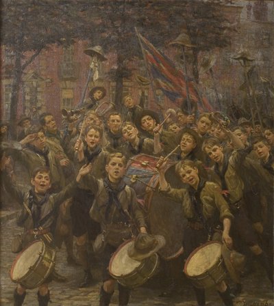 Acclamando il Capo Scout, Dowry Square, Hotwells da William Holt Yates Titcomb