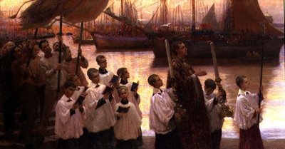 La chiesa in Cornovaglia: una processione del giorno delle rogazioni da William Holt Yates Titcomb