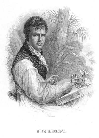 Alexander von Humboldt, naturalista tedesco da William Home Lizars