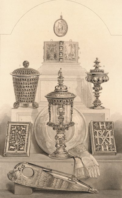 Reliquie associate alla Regina Elisabetta, 1886 da William Home Lizars
