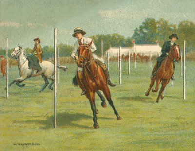 Gare Storiche e Moderne, Gare di Piegamento (cromolitografia) da William Hounsom Byles