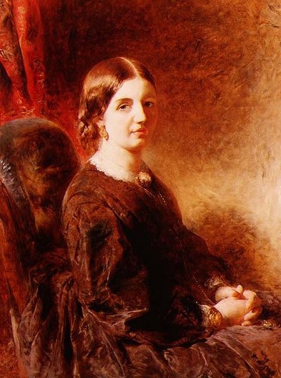 Ritratto di una donna seduta, detta Mrs Huggins da William Huggins
