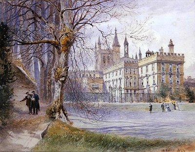 New College dai giardini del College da William Hull