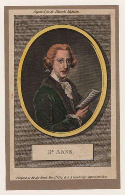 Dr. Arne, 1784 da William Humphrey