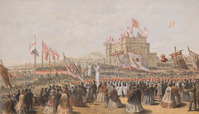 Inaugurazione del Baxter Park Dundee 9 settembre 1863 da William Husband McFarlane