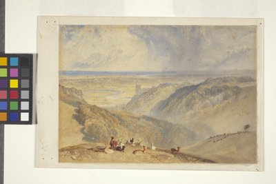 Arundel sul fiume Arun, dopo JMW Turner da William II Ward