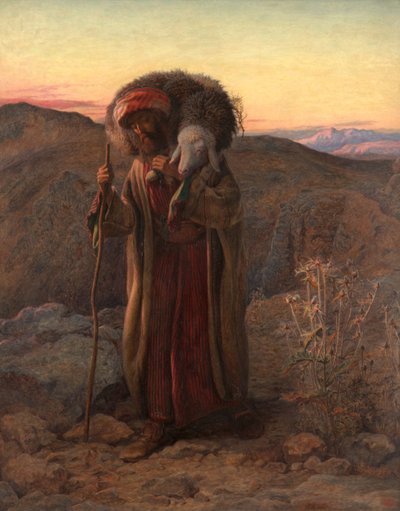 La pecora smarrita, 1864 da William J. Webbe or Webb