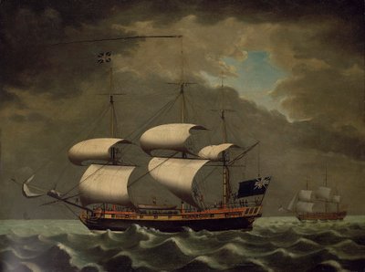 Nave negriera, c.1780 da William Jackson