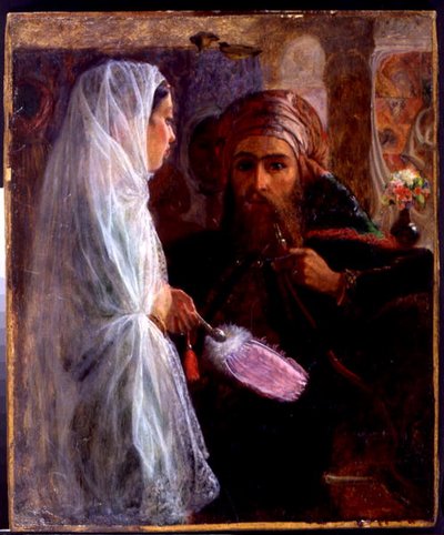 Il Fumatore di Narghilè da William James (circle of) Muller