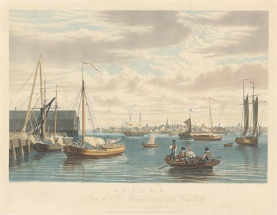 Boston: dalla Ship House West End del Navy Yard da William James Bennett