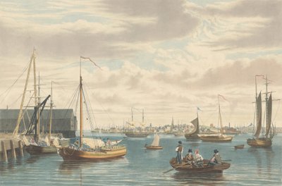 Boston: dalla nave Casa West End del cantiere navale da William James Bennett