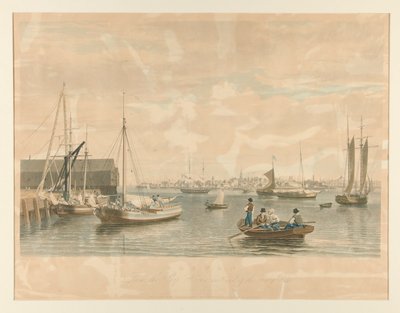 Boston. Dalla Ship House, estremità ovest del Navy Yard da William James Bennett