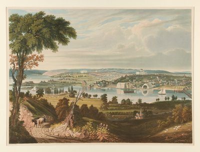 Città di Washington da oltre il cantiere navale da William James Bennett