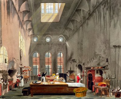 Cucina, Palazzo di St James, Londra da William James Bennett