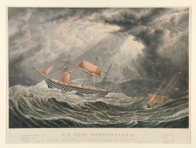 Nave degli Stati Uniti Pennsylvania da William James Bennett