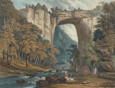 Veduta del Ponte Naturale, 1835 da William James Bennett