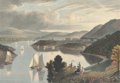 West Point, da sopra la valle di Washington: Guardando giù il fiume da William James Bennett