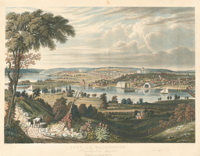 Città di Washington: da oltre i cantieri navali da William James Bennett after George Cooke