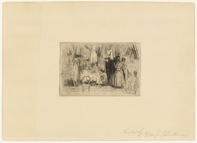 Dalla sarta da William James Glackens