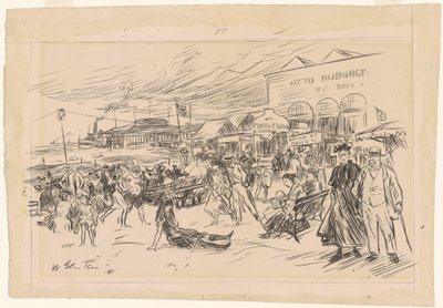 Passeggiata di Coney Island da William James Glackens