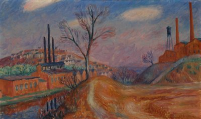 Paesaggio - Fabbriche da William James Glackens