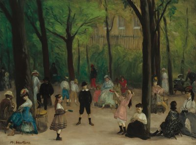 Giardini del Lussemburgo da William James Glackens