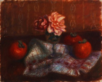 Rose e Cachi da William James Glackens