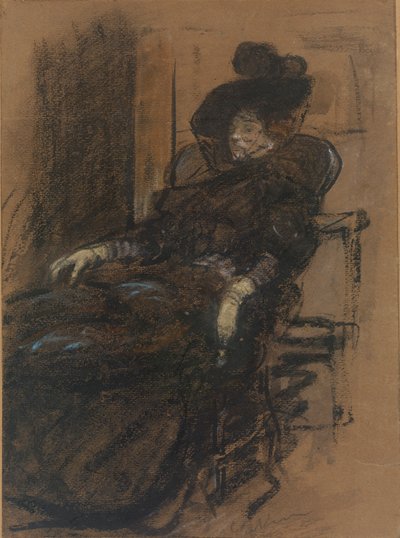 Donna Seduta da William James Glackens