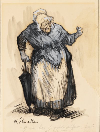 Ha Dato alla Sua Nuora un Pezzo della Sua Mente da William James Glackens