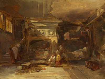 Un interno gallese, c.1844 da William James Muller