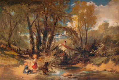 Un ruscello gallese, 1843 da William James Muller